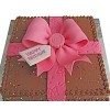 Happy Birthday Chocolate Cake - Pink